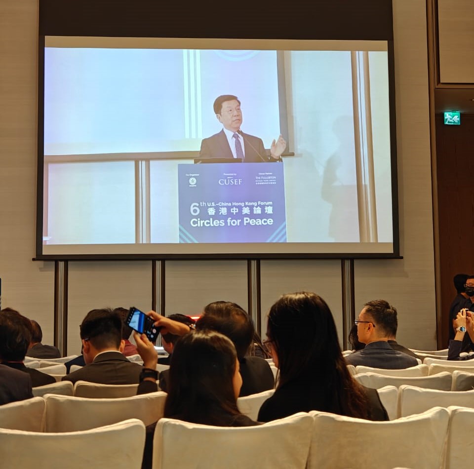 李開復做AI主題演講。高遠攝 李開復做AI主題演講。高遠攝