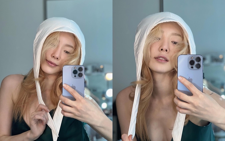 太妍難得性感。