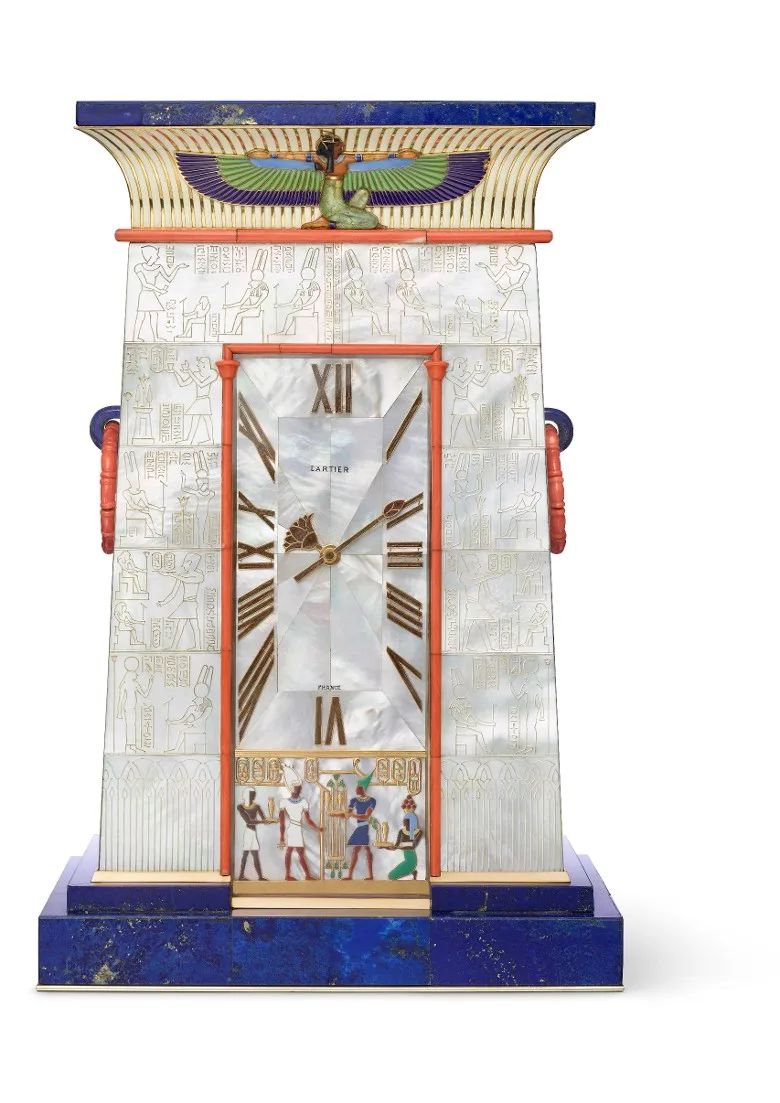 埃及风格自鸣钟 卡地亚巴黎，1927 年