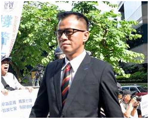 第三被告白榮斌加入警隊23年。資料圖片