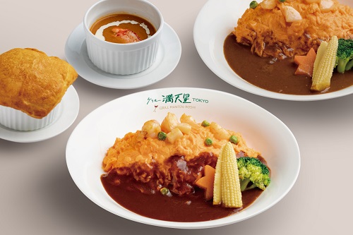 满天星肉汁蛋包饭