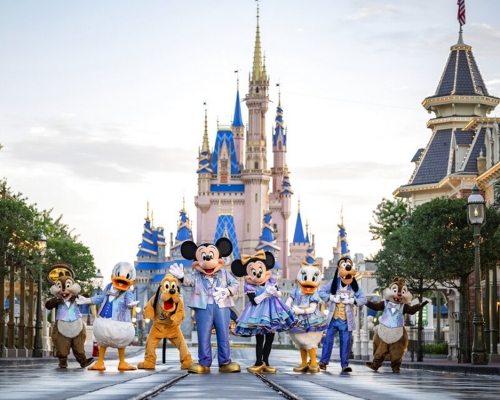 美國佛羅里達州的華特迪士尼世界將推出長達18個月的活動，慶祝50周年。AP資料圖片