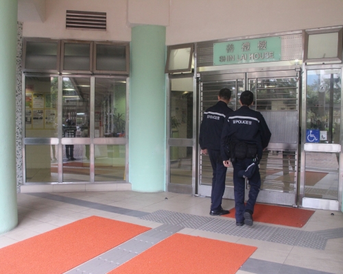 將軍澳善明邨善禮樓去年曾發生倫常慘案。 資料圖片