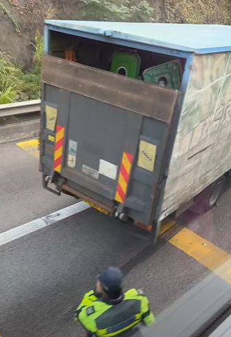 警員到場調查。FB國滴網片截圖