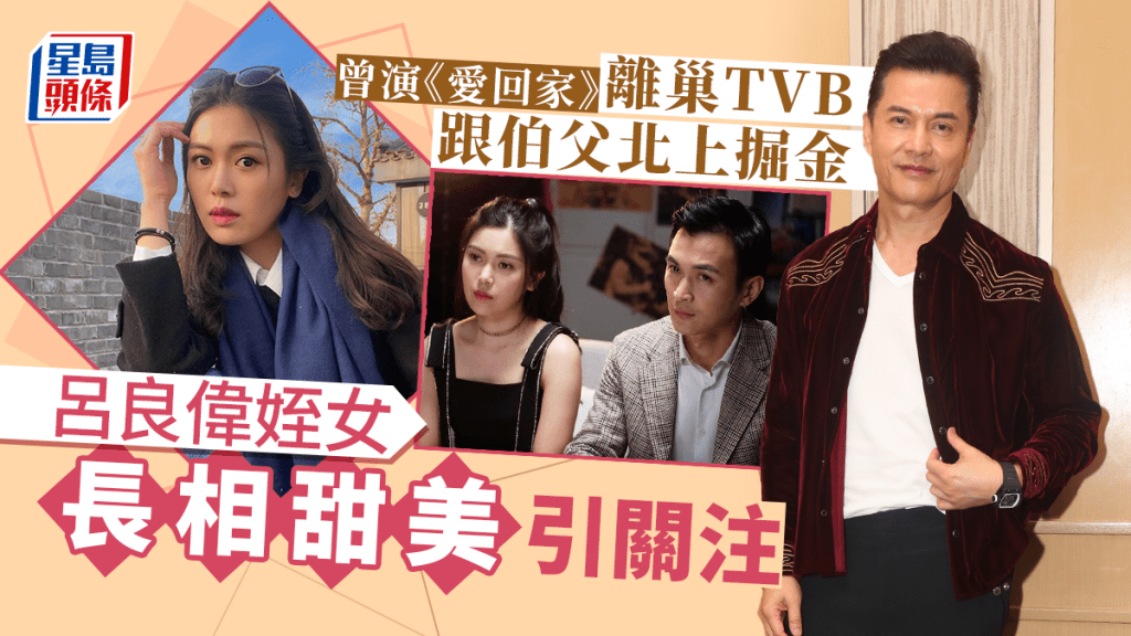 呂良偉姪女曾演《愛回家》 眼圓鼻高標準美女離巢TVB跟伯父北上掘金