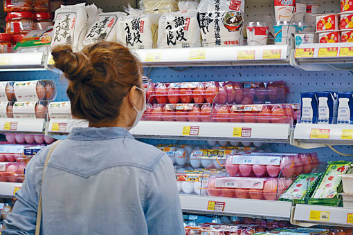 ■雞蛋是本港主要食物之一。