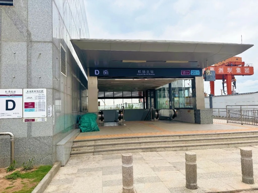 深圳最“孤独”地铁站，机场北站。