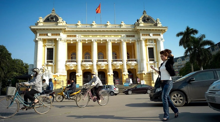 越南首都河内。网上图片