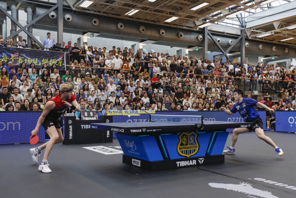 樊振東是薩爾布呂肯賣飛保證。新華社