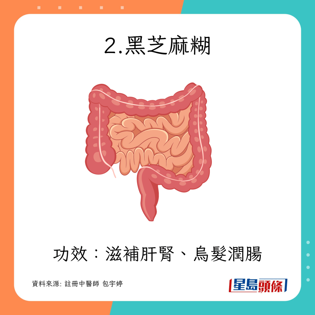 功效：滋補肝腎、烏髮潤腸