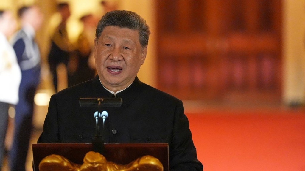 習近平在國宴致辭時表示，中美建設目標宏偉可相互成就，應展現大國擔當探索正確相處之道。美聯社