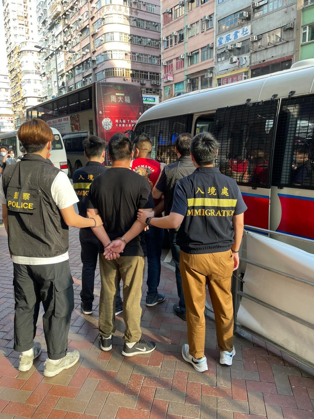部分人涉藏毒。警方圖片