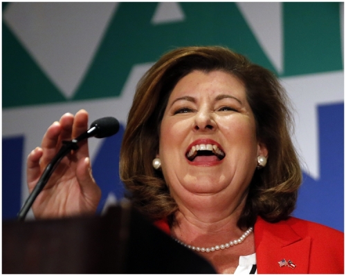共和黨漢德爾 (Karen Handel)。AP圖片