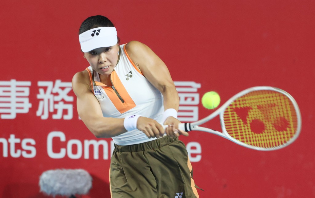 日本的坂詰從外圍賽打至8強。徐嘉華攝 日本的坂詰從外圍賽打至8強。徐嘉華攝