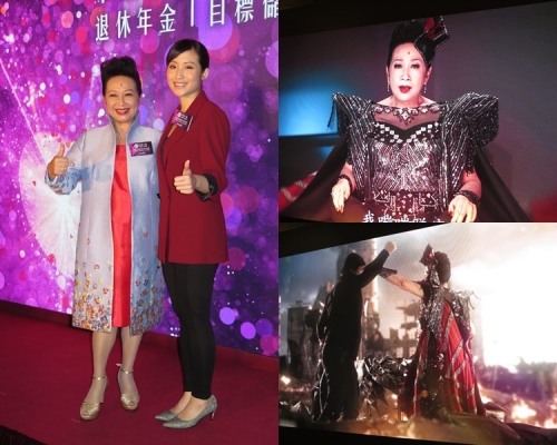 家燕姐同女兒齊出鏡,囝囝就做幕後,自言也是一粒星,囝囝卻不顧她感受給NG。