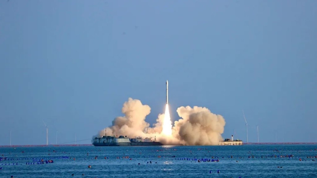 中國已進行過多次海上火箭發射。