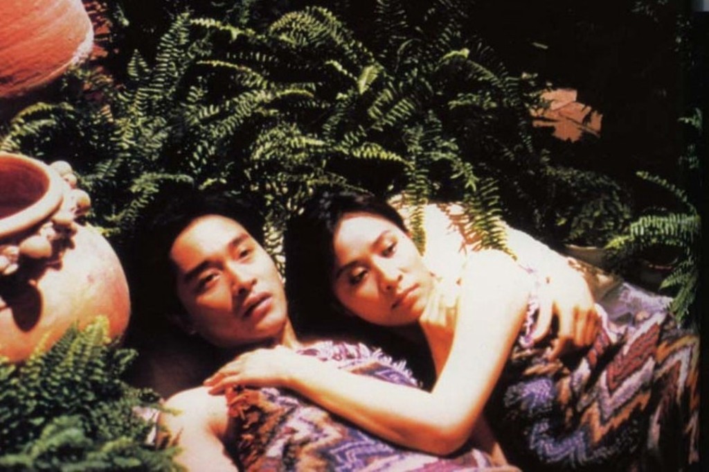 刘嘉玲与张国荣在90年代曾合作《金枝玉叶》。