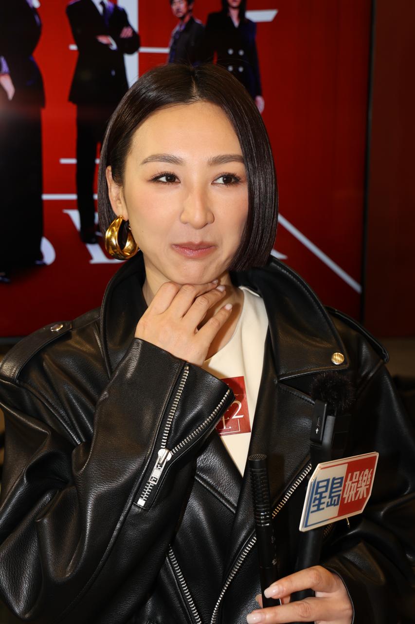 問到若拍外傳,是否想老公王偉(林正峰)回歸?高Ling︰「睇感情戲可以揀其他劇種。」 問到若拍外傳,是否想老公王偉(林正峰)回歸?高Ling︰「睇感情戲可以揀其他劇種。」