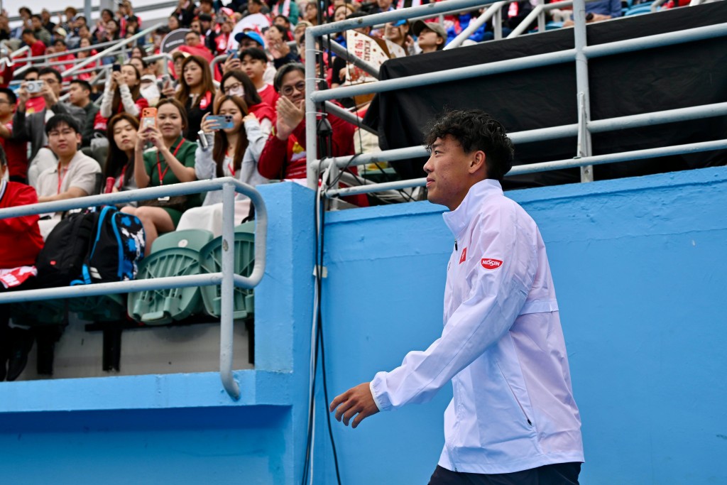 Coleman出場一刻。蘇正謙攝