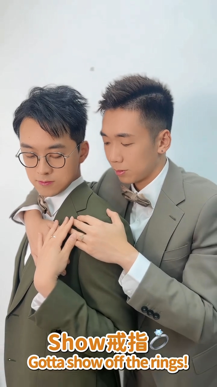 陳書君與未婚夫Steven。