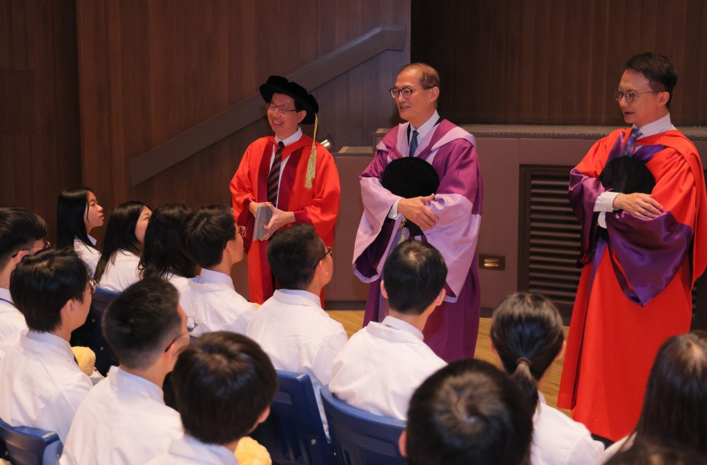 中大醫學院舉行第10屆新生白袍典禮。 中大提供