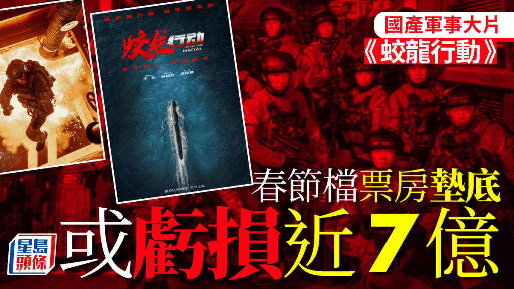 《蛟龍行動》︱賀歲檔中票房墊底撤檔  或虧損近¥7億