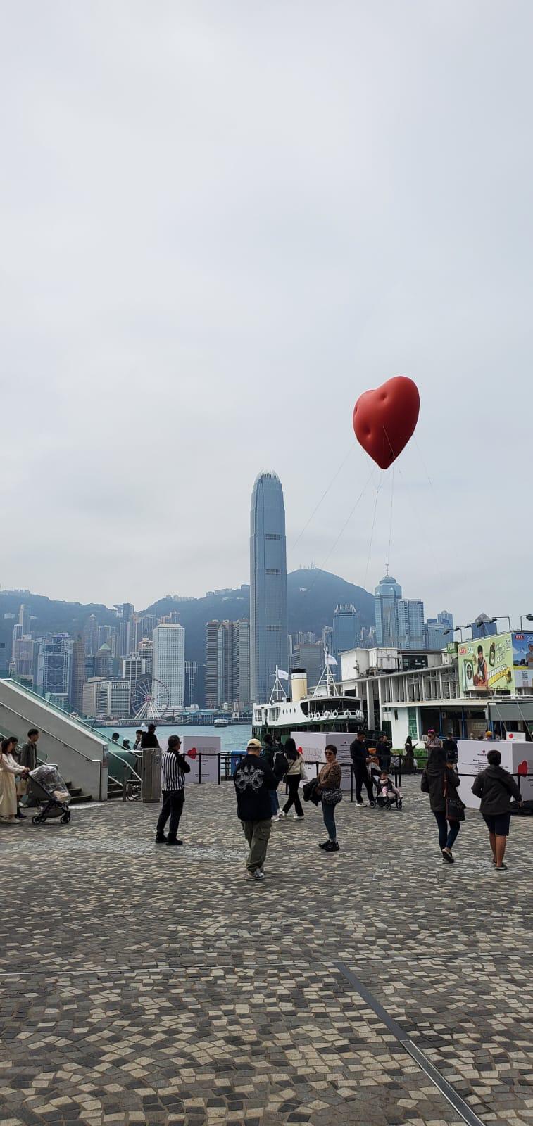 Chubby Hearts 活動共吸引超過70萬名市民及遊客觀賞。香港設計中心fb