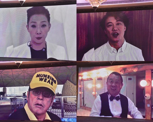 林憶蓮、陳奕迅、譚詠麟、曾志偉都有拍片祝賀劉美君開騷。