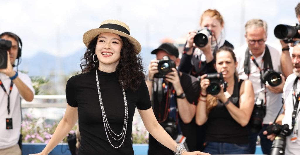 章子怡曾是陳剛的學生。 新華社