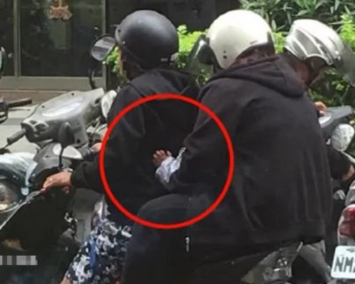 台灣一對夫婦借女兒生大病急需用錢為由,隨機向街上路人借錢。網圖