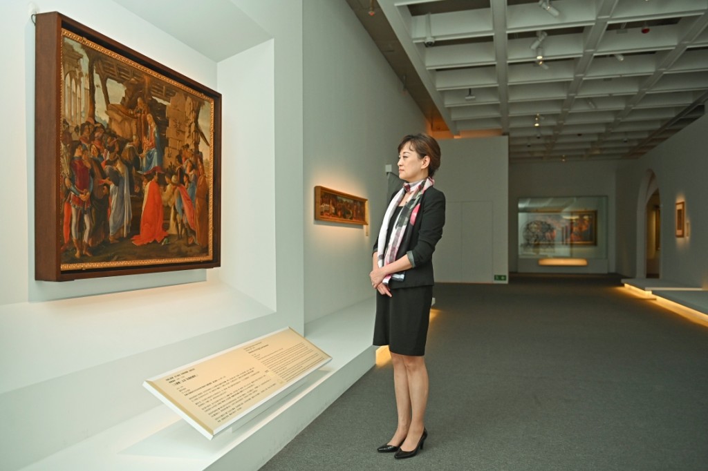 最近藝術館與意大利烏菲茲美術館合作，展出多幅波提切利的名作。