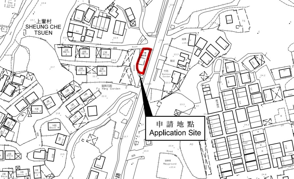元朗八鄉一幅用地申建私人會所