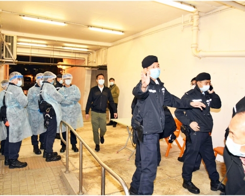 沙田乙明邨明恩樓住戶今晨六時起需出示檢測證明。