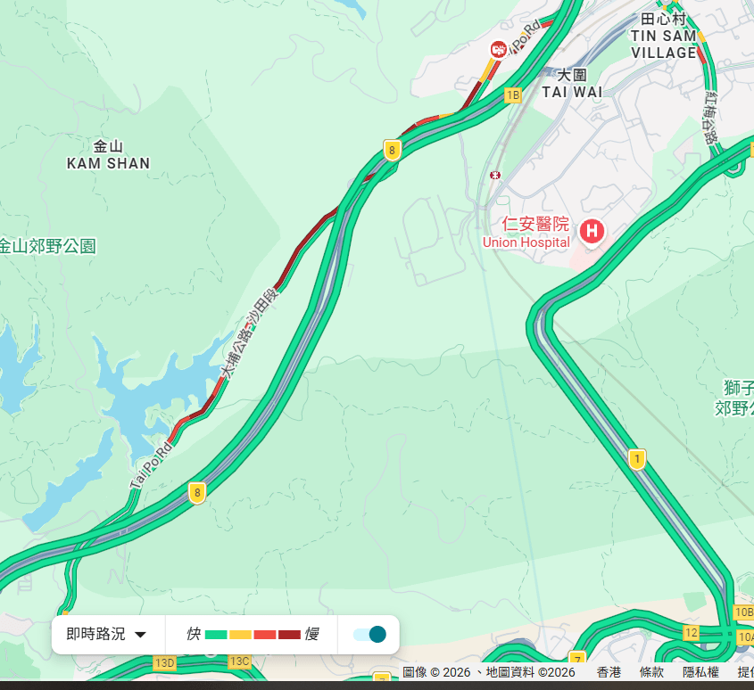 車龍一度綿延數公里。