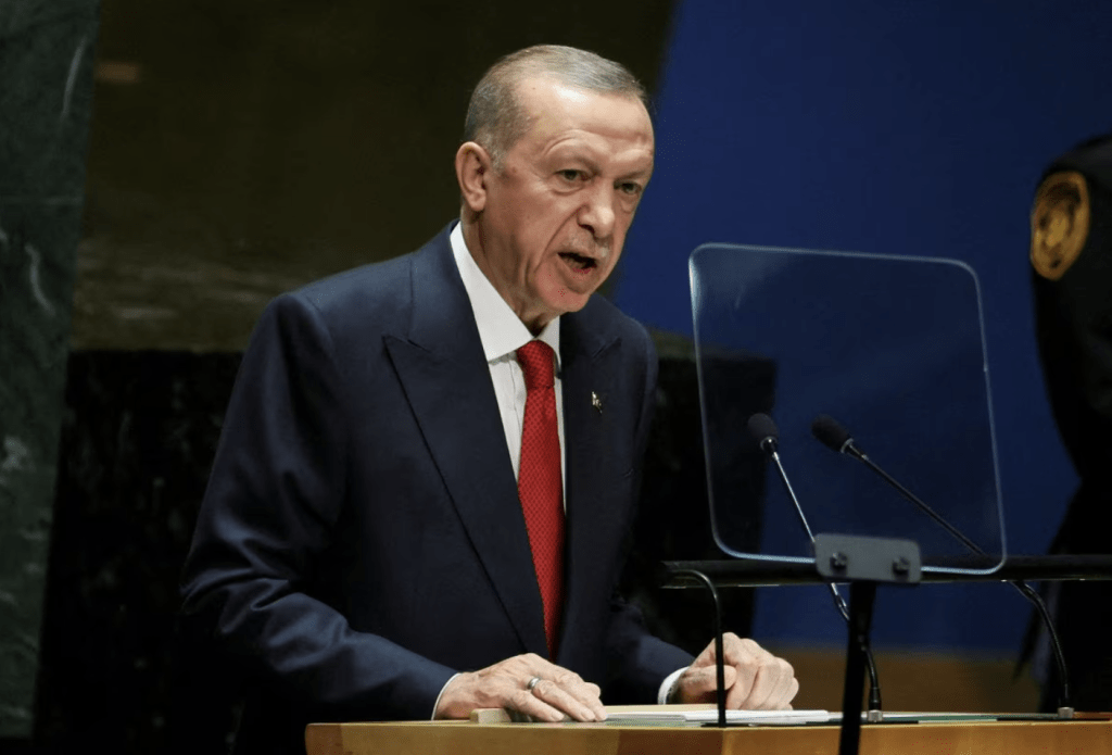 土耳其總統埃爾多安公開批評聯合國總部的「LGBT色」令他感到不舒服。路透社