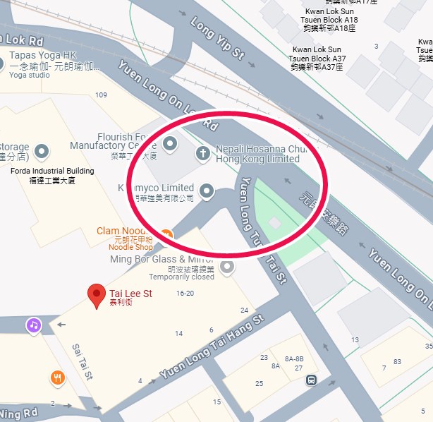 現場為元朗東堤街和泰利街附近,短片 長約30秒,開始時見到戴鴨舌帽的長髮 女子跟在躁男身後,當從後走到其身旁 並伸手掂到其手臂時,對方突然發難, 出手大力掌摑女子。Google地圖截圖 現場為元朗東堤街和泰利街附近,短片 長約30秒,開始時見到戴鴨舌帽的長髮 女子跟在躁男身後,當從後走到其身旁 並伸手掂到其手臂時,對方突然發難, 出手大力掌摑女子。Google地圖截圖