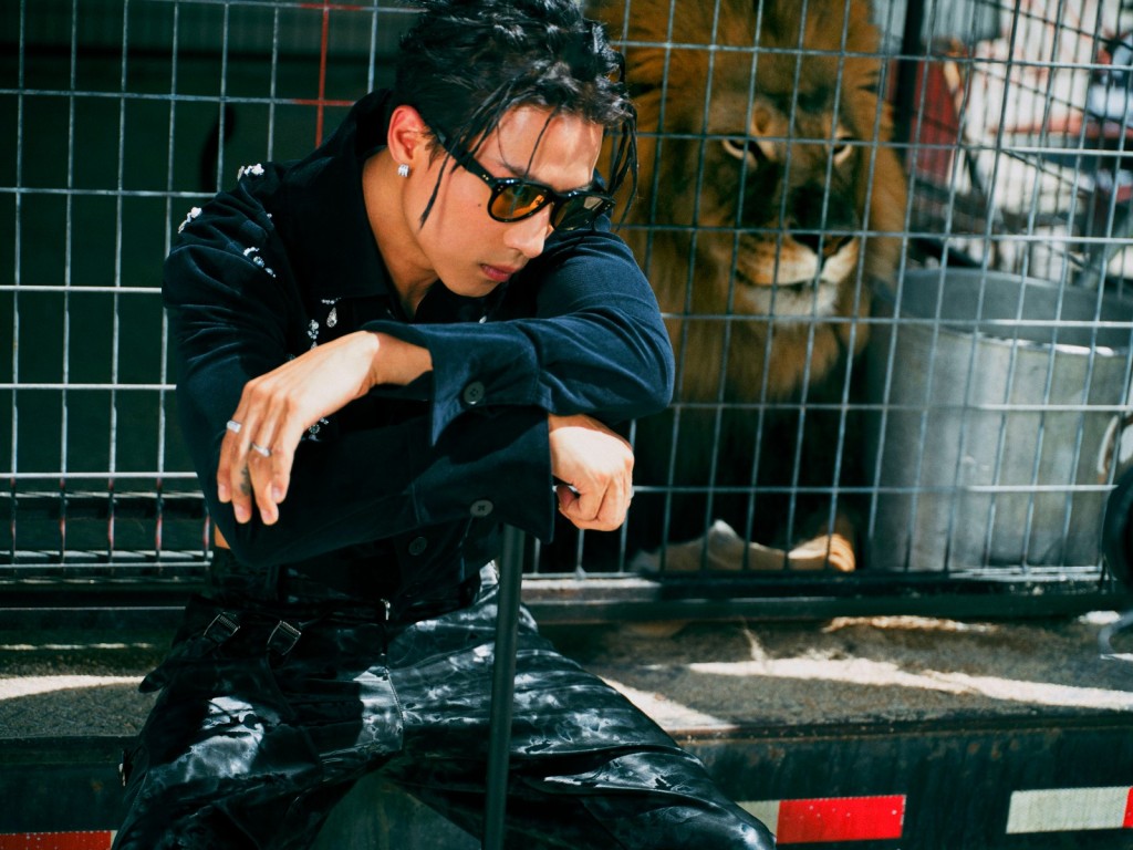 MV里面有只狮子入镜，AK说如果在香港拍就好难实行到。
