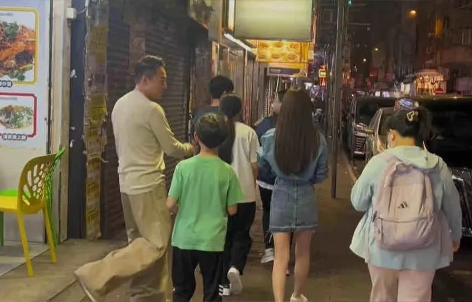 汪小菲一家早前現身香港。 汪小菲一家早前現身香港。
