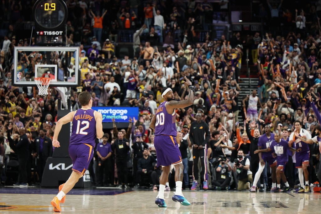 萊斯奧尼爾絕殺3分退湖人。AFP