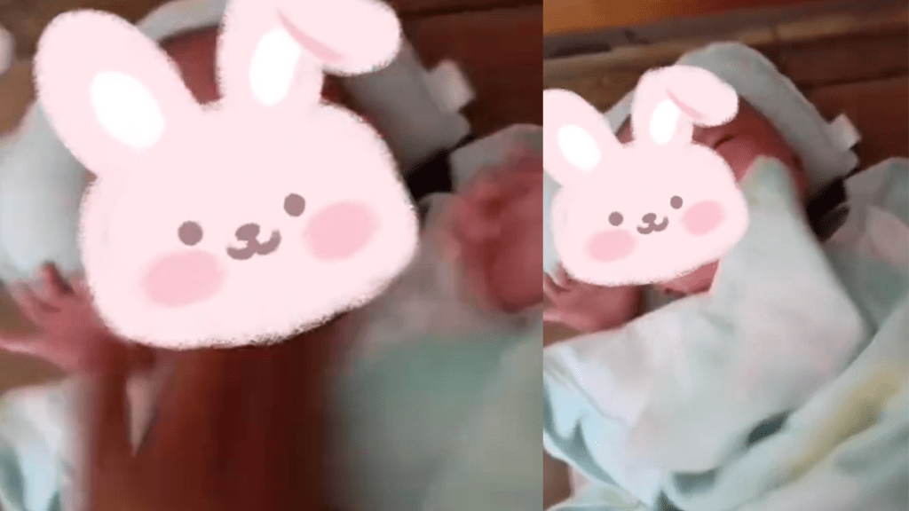 網傳男子怒摑嬰兒幾十巴的影片，引發關注。