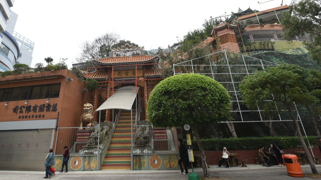 事發於慈雲山道150號一間寺廟。資料圖片