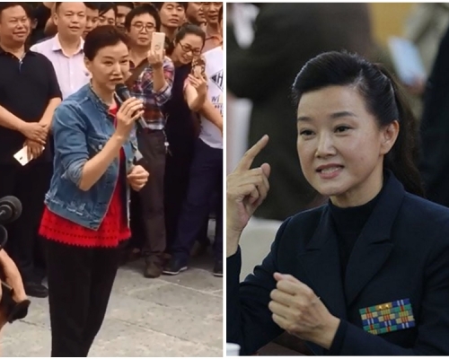 宋祖英近日在湖南湘西老家亮相。