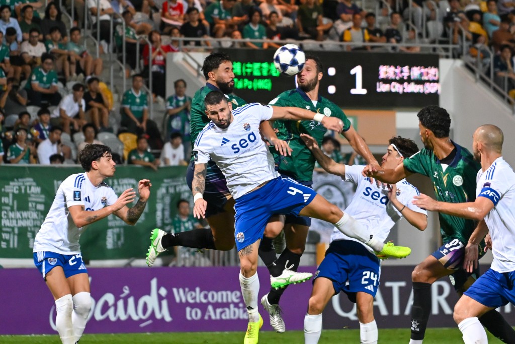 大埔主場0:1惜負獅城水手。攝影:魏國謙 大埔主場0:1惜負獅城水手。攝影:魏國謙