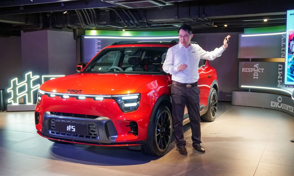 smart #5純電動SUV香港發表:BRABUS中國董事總經理陳泱。