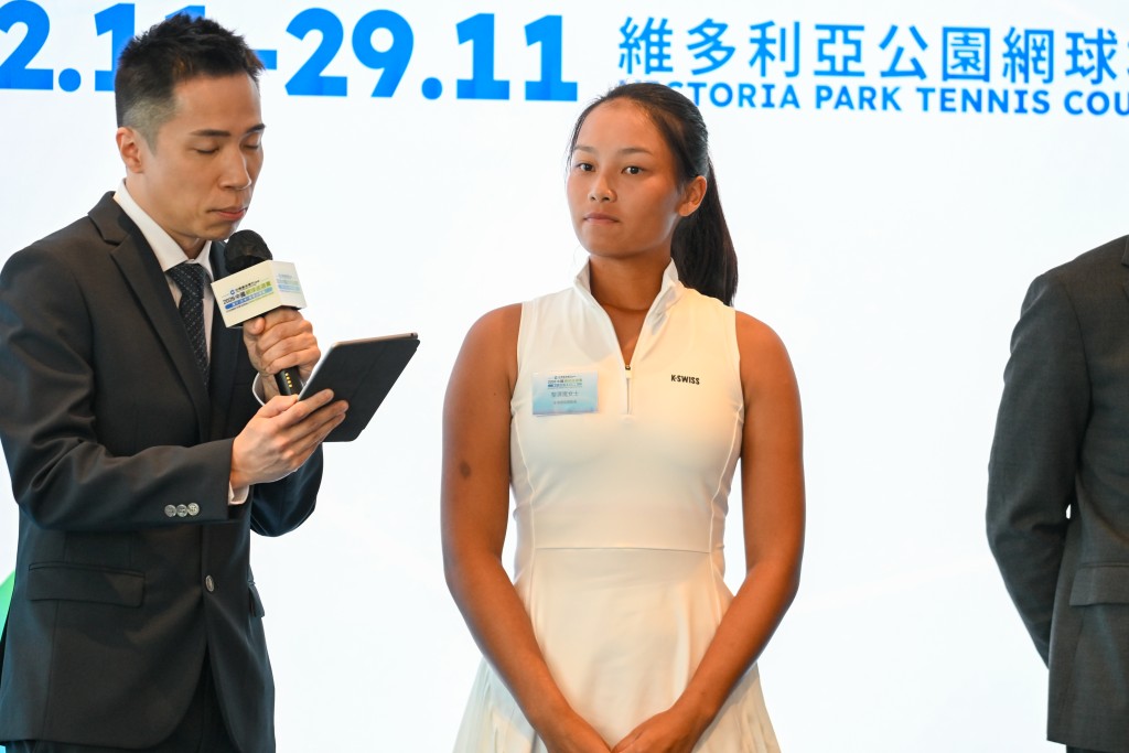 香港小將黎清嵐第二次出戰中巡賽劍指女單女雙冠軍。攝影:魏國謙 香港小將黎清嵐第二次出戰中巡賽劍指女單女雙冠軍。攝影:魏國謙