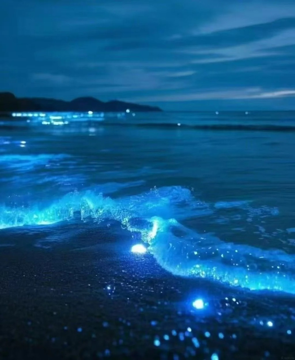 福建平潭“蓝眼泪”是著名的自然奇观。小红书@浅浅眠