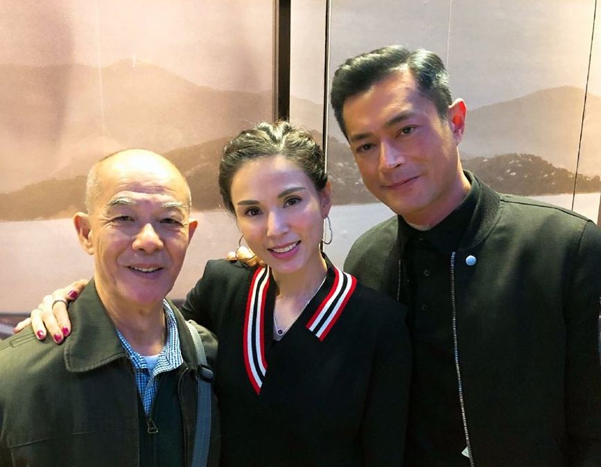 古天樂(右)、李若彤(中)、李添勝(左)。網圖