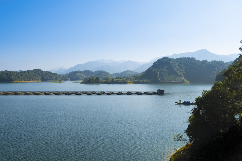 鱘龍科技目前有8個養殖基地,包括浙江千島湖。(鱘龍科技圖片) 鱘龍科技目前有8個養殖基地,包括浙江千島湖。(鱘龍科技圖片) 
