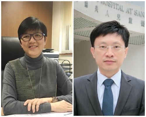 謝文華醫生(左)和程偉權醫生。