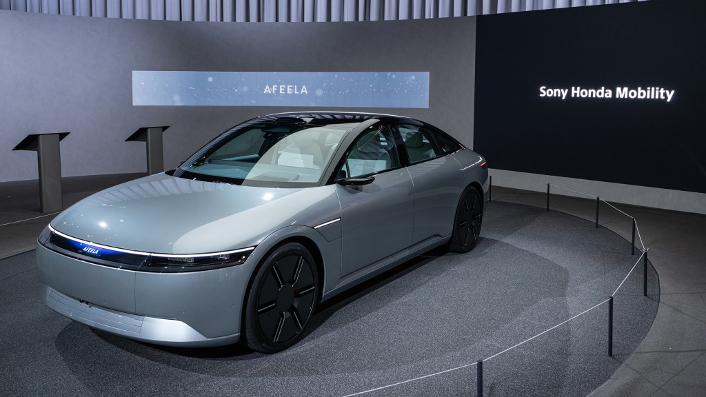 ■全新Afeela是Sony及本田聯乘合作的電動車新品牌,暫定2026年開售,車價估計45,000美元起。